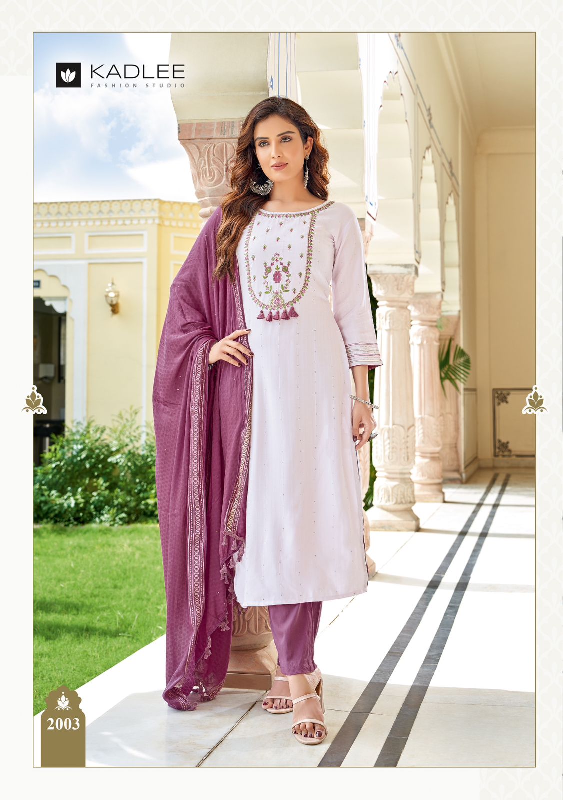 Devika By Kadlee Rayon Sequence Kurti With Bottom Dupatta Wholesale Market In Surat